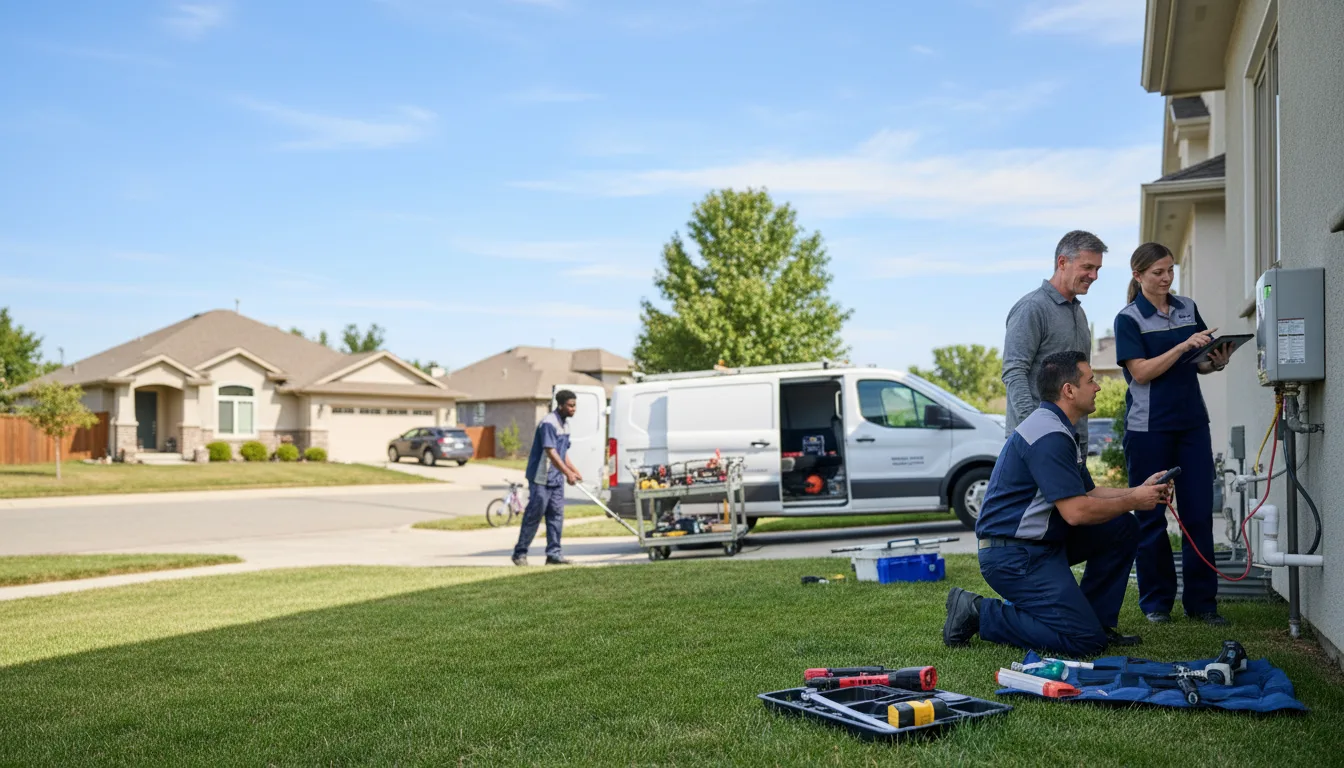 Tankless water heater service in Mckinney, TX